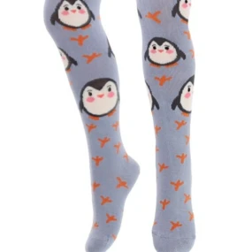 KIDDY - Vzorované punčocháče 2-6 leté dívčí' MODRÁ 116-122