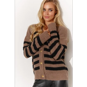 Svetr na zapínání model 185291 Makadamia Svetr na zapínání model 185291 Makadamia