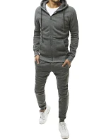 FashionStreet pánské tmavě šedé tepláky AX0379