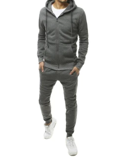 FashionStreet pánské tmavě šedé tepláky AX0379