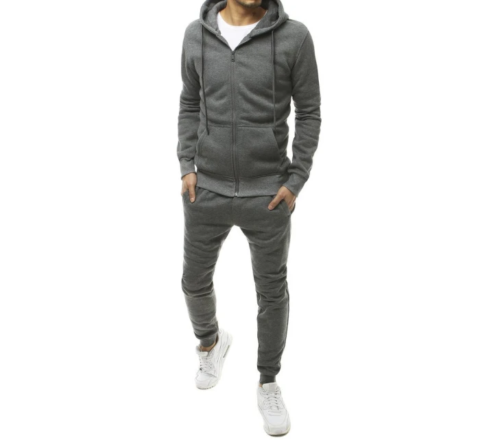 FashionStreet pánské tmavě šedé tepláky AX0379