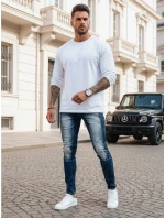 Pánské tmavě modré džínové kalhoty FashionStreet UX3993