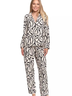 Pyžamo Moraj PDD5800-007 dlouhé/r S-XL pruhované