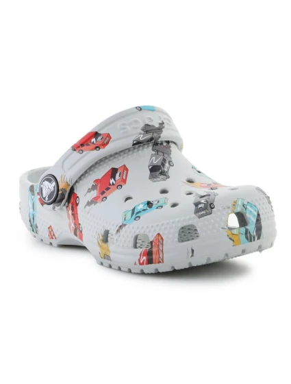 Žabky Crocs Classic Race Cars Graphic Jr 210992-1NN Žabky Crocs Classic Race Cars Graphic Jr 210992-1NN