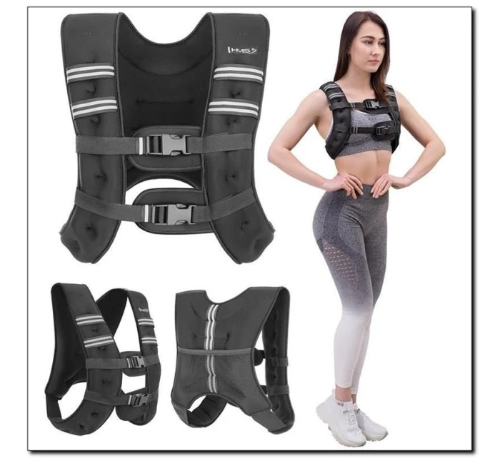 Cvičební vesta s 5kg neoprenovými závažími HMS KTO05 Cvičební vesta s 5kg neoprenovými závažími HMS KTO05