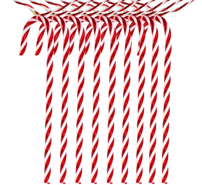 SVĚTLA GIRLANDY 10 VEDL LÍZÁTKO TYČINKY VÁNOČNÍ STROM TEPLÁ BÍLÁ LUCA