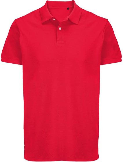 SOL'S Pacific Unisex piqué polo z těžké bavlny 25.4439 red SOL'S Pacific Unisex piqué polo z těžké bavlny 25.4439 red