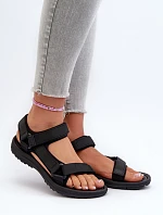 Lehké Sportovní Dámské Sandály Černé Lumeria