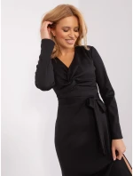 Sukienka LK SK model 19394536 czarny - FPrice Sukienka LK SK model 19394536 czarny - FPrice