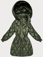 Dámská zimní bunda oversize Minority khaki (M2-6518-22)