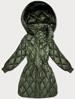 Dámská zimní bunda oversize Minority khaki (M2-6518-22)