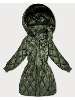 Dámská zimní bunda oversize Minority khaki (M2-6518-22)