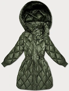 Dámská zimní bunda oversize Minority khaki (M2-6518-22)
