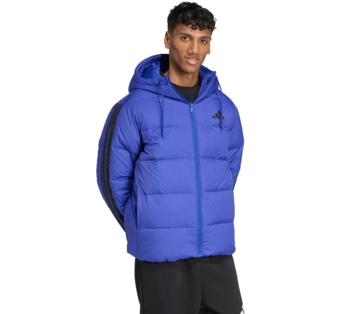 Pánské bundy adidas Ess 3S P D HD J cobalt JW9099 pánské Pánské bundy adidas Ess 3S P D HD J cobalt JW9099 pánské