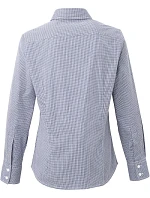 PR 320 Popelínová kostkovaná halenka s dl. rukávem model 22483214 navy/white - Premier PR 320 Popelínová kostkovaná halenka s dl. rukávem model 22483214 navy/white - Premier