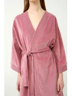 Dámský sametový župan model 20515933 - Vamp Dámský sametový župan model 20515933 - Vamp