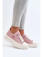 Dámské tenisky na masivní podrážce Big Star model 21653730 Růžové - Big Star Shoes Dámské tenisky na masivní podrážce Big Star model 21653730 Růžové - Big Star Shoes