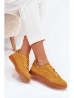 Dámské Semišové Tenisky Big Star model 21703168 HIPOLY SYSTEM Žluté - Big Star Shoes Dámské Semišové Tenisky Big Star model 21703168 HIPOLY SYSTEM Žluté - Big Star Shoes