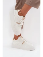 Dámské Sneakersy Na Platformě Big Star SS274359 Bílé