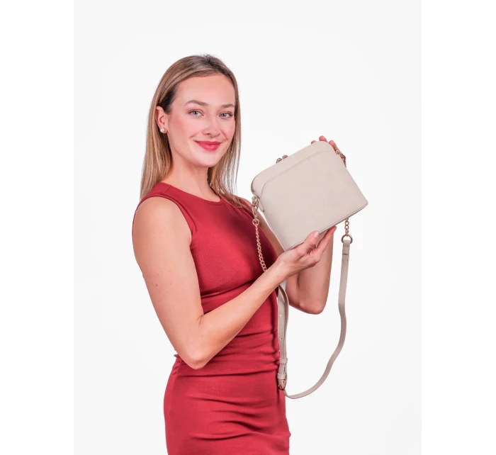 Dámská kabelka Vuch Mini Fossy Suede Creme