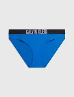 Dámský spodní díl bikin KW0KW01983 C4X modrá - černá - Calvin Klein