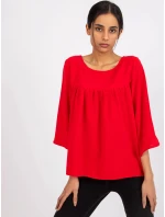 Dámská halenka CHA BZ 1701.29P Červená - FPrice Dámská halenka CHA BZ 1701.29P Červená - FPrice