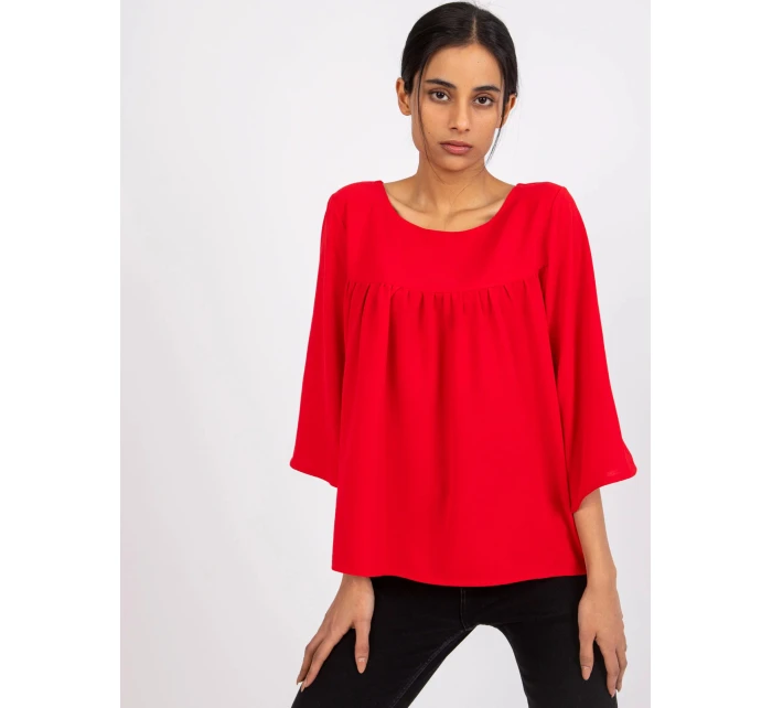 Dámská halenka CHA BZ 1701.29P Červená - FPrice Dámská halenka CHA BZ 1701.29P Červená - FPrice