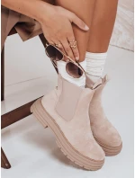 Dámské semišové béžové kozačky MADDEN FashionStreet ZY0415