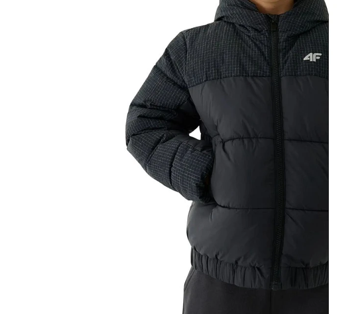 Chlapecká péřová bunda  tmavě černá JWAW25TDJA 20S model 22052166 - 4F