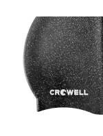Crowell Recycling Pearl černá barva silikonové plavecké čepice.1