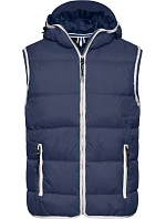 Daiber JN 1076 Pánská vesta "Maritim" 02.1076 navy/white