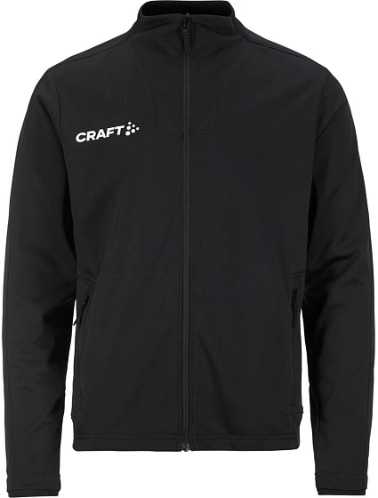 Craft Teamwear Evolve 2.0 Full Zip Jacket Jr Dětská tréninková bunda 82.4763 black Craft Teamwear Evolve 2.0 Full Zip Jacket Jr Dětská tréninková bunda 82.4763 black