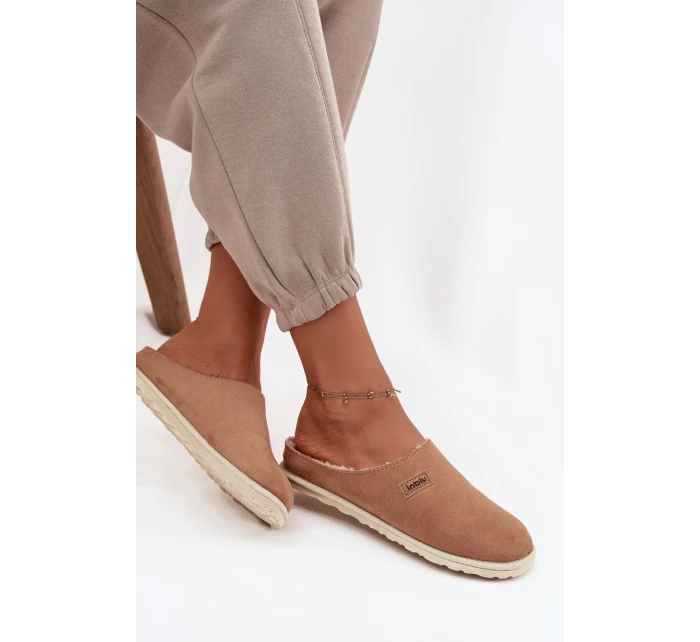 Dámské pantofle Domácí obuv Inblu CS000045 Camel