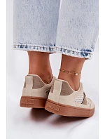 Dámské tenisky Big Star model 22100903 Béžové - Big Star Shoes Dámské tenisky Big Star model 22100903 Béžové - Big Star Shoes