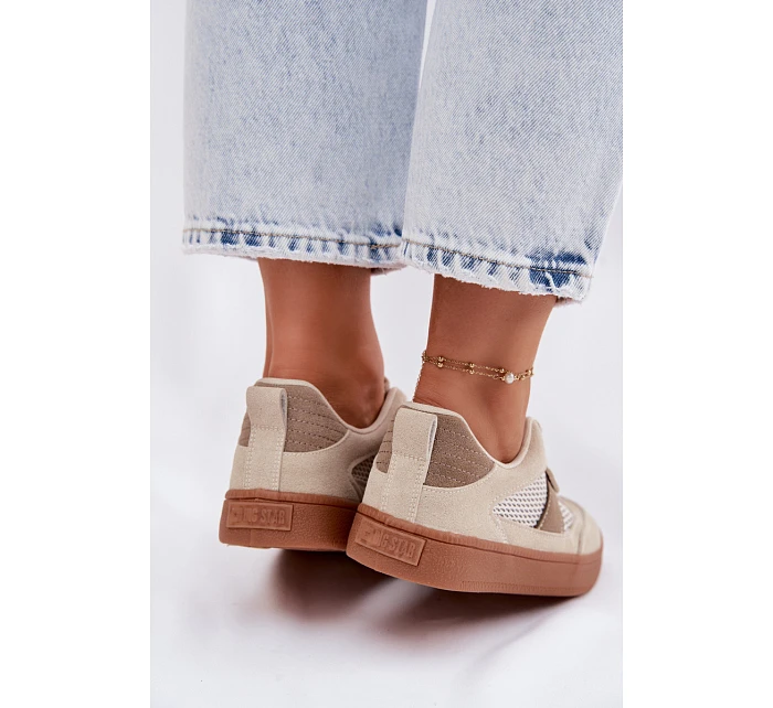 Dámské tenisky Big Star model 22100903 Béžové - Big Star Shoes Dámské tenisky Big Star model 22100903 Béžové - Big Star Shoes