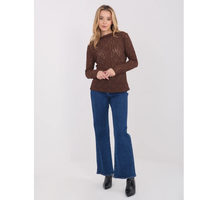 Bluzka IT BZ model 21834320 brązowy - FPrice Bluzka IT BZ model 21834320 brązowy - FPrice