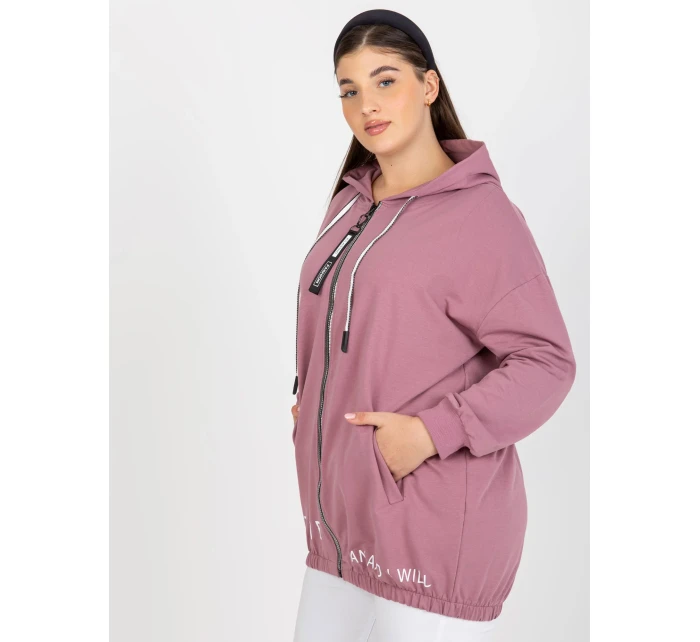 Mikina RV BL 8302.78 tmavě růžová