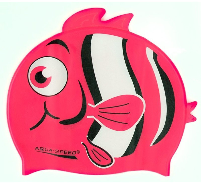 AQUA SPEED Plavecká čepice ZOO Nemo Pink Pattern 03