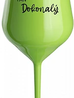 PÁN DOKONALÝ - zelený nerozbitný pohár na víno 470 ml
