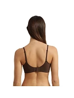 Dámská bezešvá podprsenka DIM INVISIBLE MICRO BRALETTE - DIM - hnědá