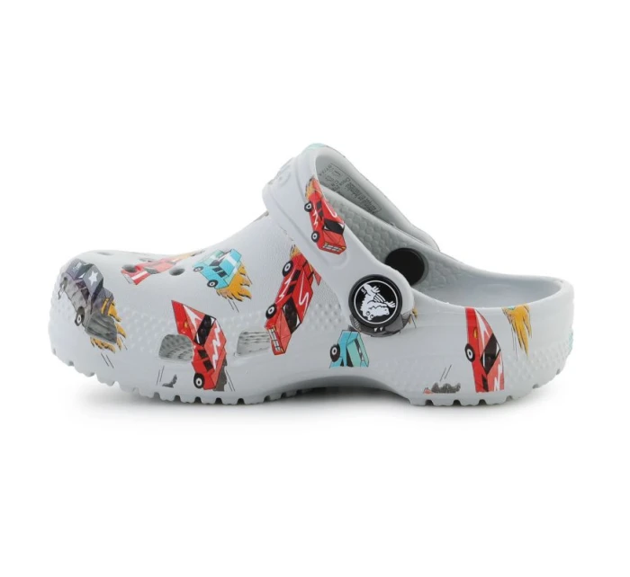 Žabky Crocs Classic Race Cars Graphic Jr 210992-1NN Žabky Crocs Classic Race Cars Graphic Jr 210992-1NN