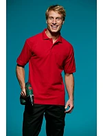 JN 26 Piqué polo s kapsou red model 22516201 - Daiber
