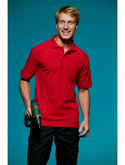 Daiber JN 26 Piqué polo s náprsní kapsou 02.0026 red Daiber JN 26 Piqué polo s náprsní kapsou 02.0026 red