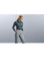 Russell Athletic 924F Popelínová halenka s dlouhým rukávem 11.924F black Russell Athletic 924F Popelínová halenka s dlouhým rukávem 11.924F black