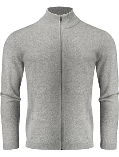 James Harvest Ashland Cardigan Pánský cardigan 62.2514 grey melange
