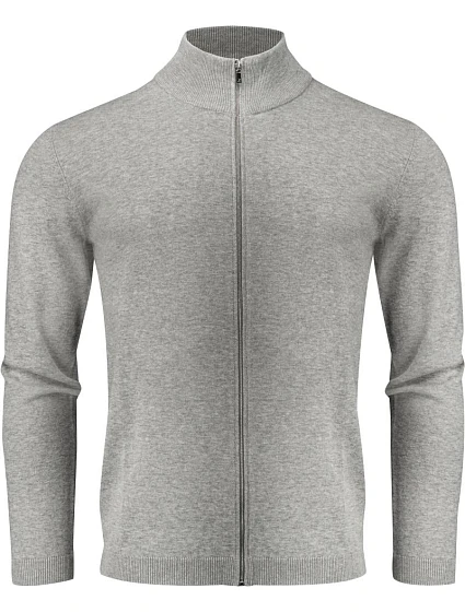 James Harvest Ashland Cardigan Pánský cardigan 62.2514 grey melange James Harvest Ashland Cardigan Pánský cardigan 62.2514 grey melange