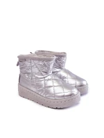 Dětské teplé sněhule Big Star KK374241 Stříbro Dětské teplé sněhule Big Star KK374241 Stříbro