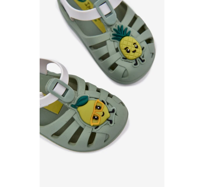 Dětské Sandály Na Suchý Zip Ovoce 83615 Ipanema Summer XIV Baby Zelené