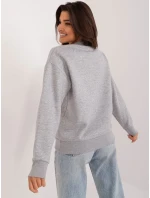 Mikina D10606BA02565C šedá Mikina D10606BA02565C šedá