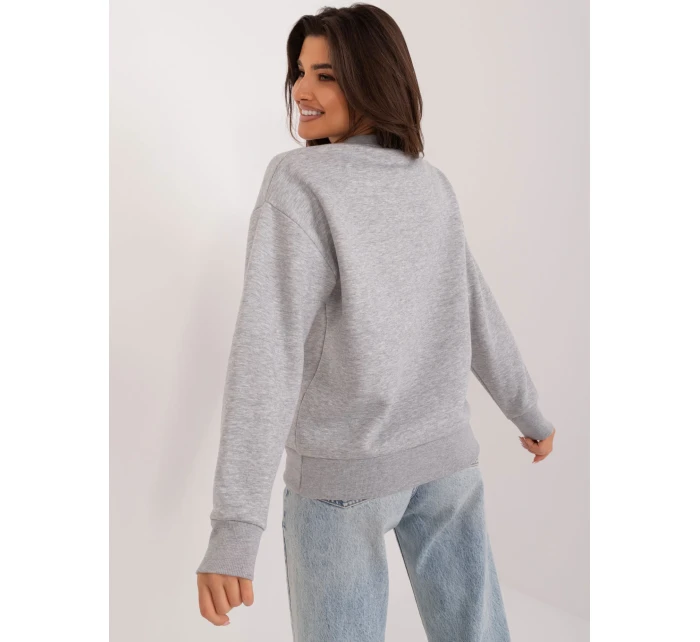 Mikina D10606BA02565C šedá Mikina D10606BA02565C šedá